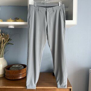 Primo Mens Light Grey Golf Jogger Pants Size 33 Regular